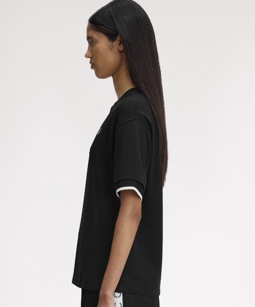 FRED PERRY（フレッドペリー） tシャツ Mesh Cuff Pique T-Shirt