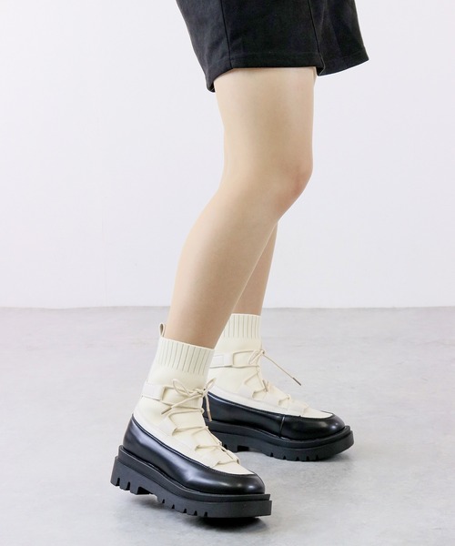 「LOVEHUNTER」 ショートブーツ L ブラック レディース_画像4