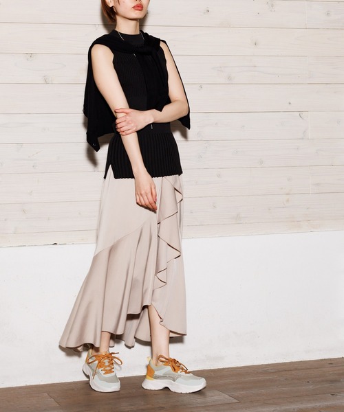 「HIMIKO」 ローカットスニーカー 22.5cm グレー レディース_画像5