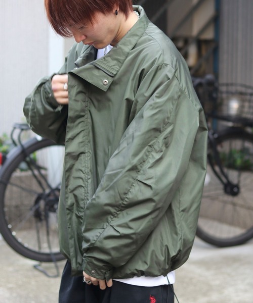 ブルゾン アウター 撥水 軽量 スタンドネックブルゾン/ビッグ