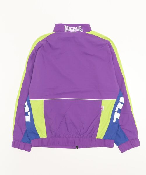 「LONSDALE」 ナイロンブルゾン LL パープル メンズ_画像2