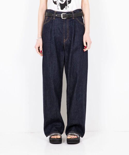 「HYSTERIC GLAMOUR」 デニムパンツ 28inch ライトインディゴブルー レディースの画像