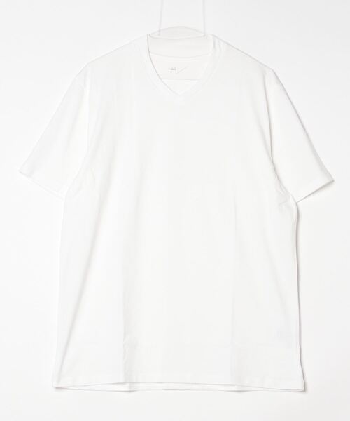 「NANO universe」 半袖Tシャツ M ホワイト メンズ_画像2