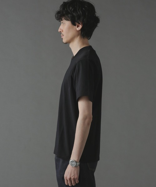「NANO universe」 半袖Tシャツ M ホワイト メンズ_画像3