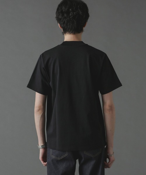 「NANO universe」 半袖Tシャツ M ホワイト メンズ_画像4