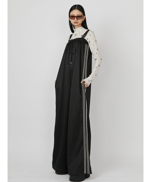 サロペット・オーバーオール・オールインワン PAMEO POSE BOW COLLAR JUMPSUIT PAMEO POSE（パメオ ポーズ） オールインワン MEDIUM パープル