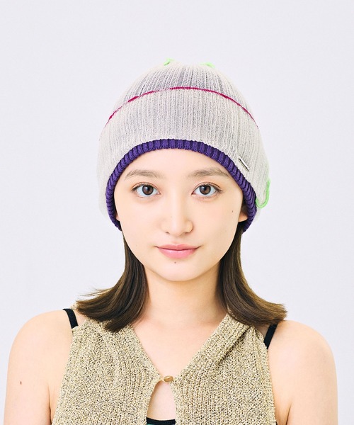CA4LA（カシラ） ニット帽 ニットキャップ CLEAR レディース