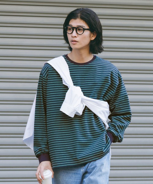 RAGEBLUE（レイジブルー） tシャツ Extra Cotton Border Tshirt/天竺