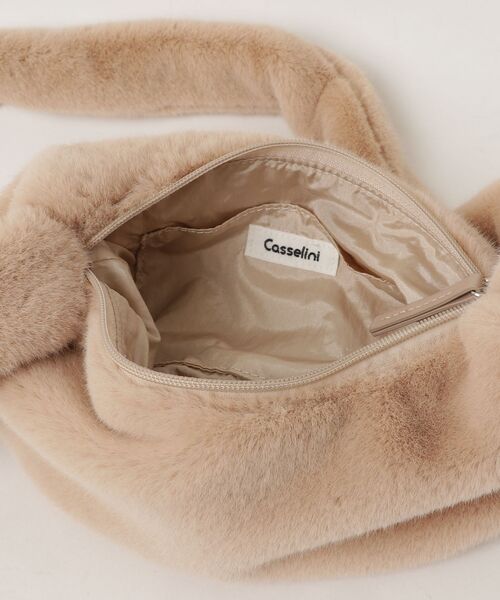 「Casselini」 ショルダーバッグ - ベージュ レディース_画像4