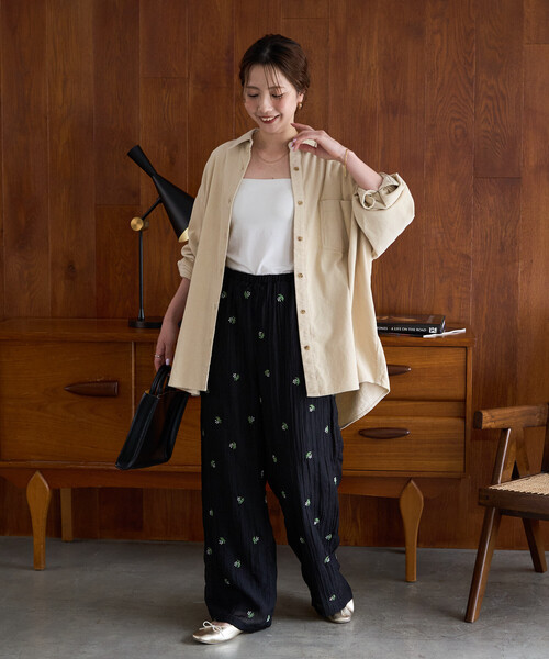 2929出品 FREAK'S STORE（フリークスストア） パンツ 限定展開 シアー 小花柄