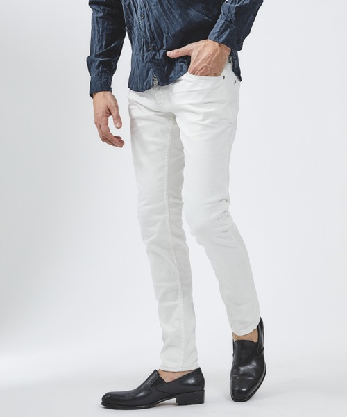 「5351 POUR LES HOMMES」 スキニーデニムパンツ 48 ブルー メンズ_画像3