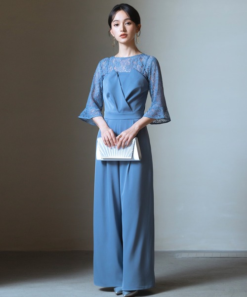 「DRESS PLUS」 セットアップ - チャコール レディース_画像3