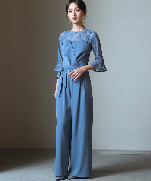 「DRESS PLUS」 セットアップ - チャコール レディース_画像6