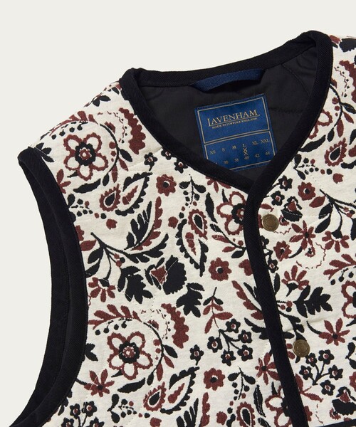 コート ジャケット 「別注」「LAVENHAM」THORNHAM VEST/ソーンハム ベスト メンズの画像