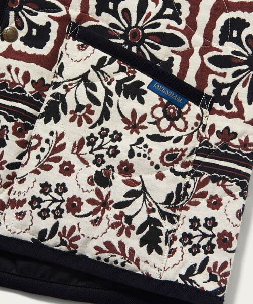 コート ジャケット 「別注」「LAVENHAM」THORNHAM VEST/ソーンハム ベスト メンズの画像