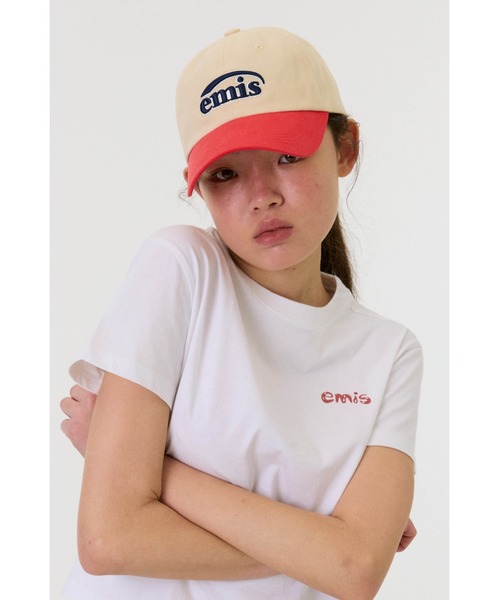 emis キャップ 帽子 DUO LOGO TWO TONE BALL CAP レディース メンズ 