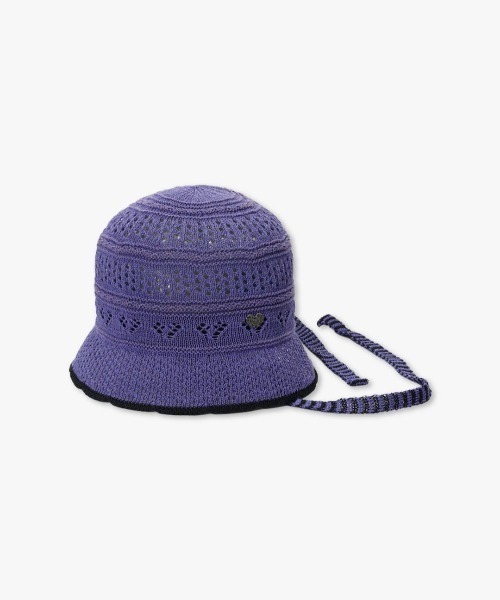 アナスイ　ハット ANNA SUI（アナスイ） 帽子 ハット ハートジャカードボンネット