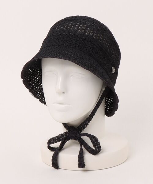 ANNA SUI（アナスイ） 帽子 ハット ハートジャカードボンネット