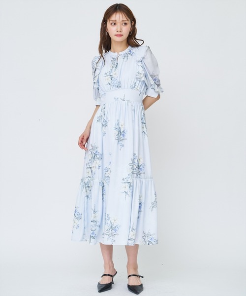 AND COUTURE（アンドクチュール） ワンピース シャドーフラワーブーケ