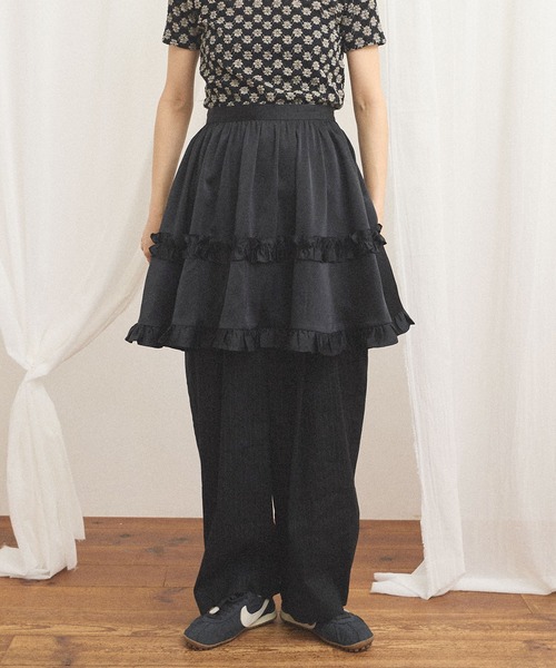 fig London（フィグロンドン） スカート _pure satin apron : ZOZOTOWN