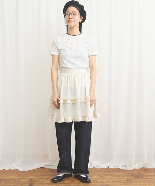 fig London（フィグロンドン） スカート _pure satin apron : ZOZOTOWN