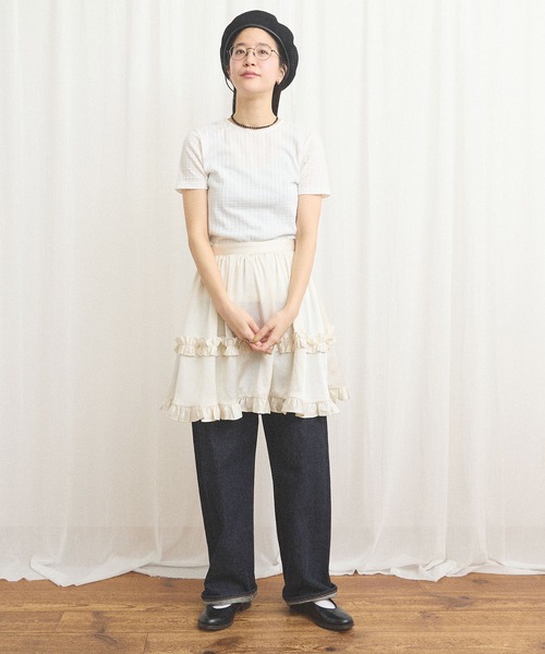 fig London（フィグロンドン） スカート _pure satin apron : ZOZOTOWN