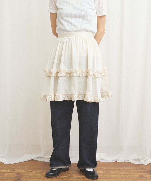 fig London（フィグロンドン） スカート _pure satin apron : ZOZOTOWN