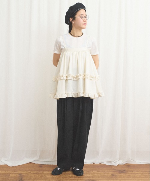 fig London（フィグロンドン） スカート _pure satin apron : ZOZOTOWN