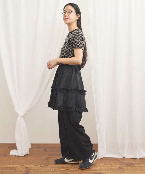 fig London（フィグロンドン） スカート _pure satin apron : ZOZOTOWN
