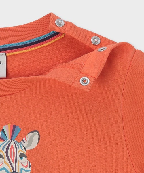 Paul Smith JUNIOR tシャツ ボーイズ ゼブラギミック Tシャツ / 893196 Paul Smith JUNIOR tシャツ ボーイズ ゼブラギミック Tシャツ / 893196