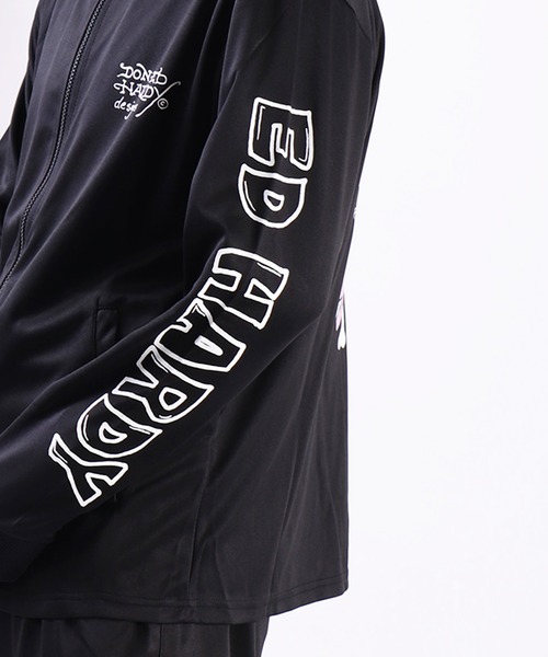 「Ed Hardy」 ジャージブルゾン M ブラック系その他 メンズ_画像8