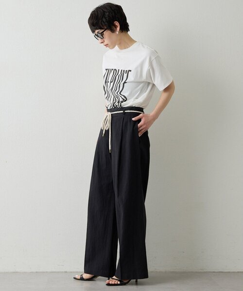 tシャツ 「THE PAUSE」ウィーグルロゴTEE レディースの画像