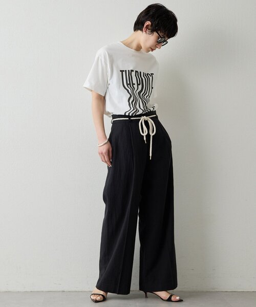 tシャツ 「THE PAUSE」ウィーグルロゴTEE レディースの画像