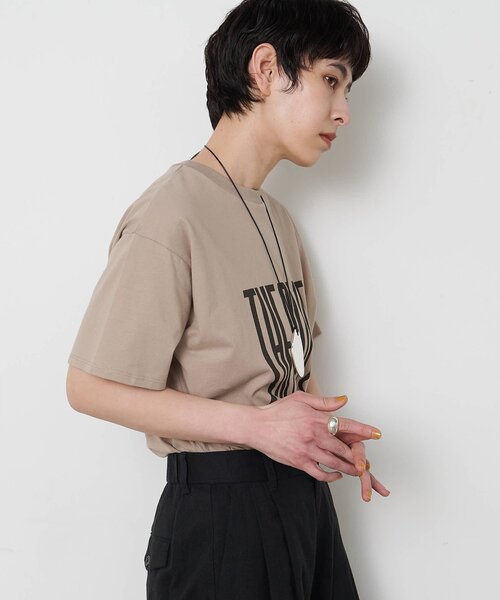 tシャツ 「THE PAUSE」ウィーグルロゴTEE レディースの画像