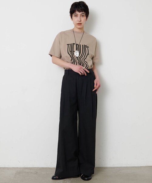 tシャツ 「THE PAUSE」ウィーグルロゴTEE レディースの画像