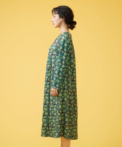 「Jocomomola」 長袖ワンピース 40 ブルー レディース_1