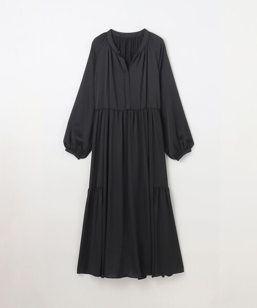 「GRACE CONTINENTAL」 長袖ワンピース 38 キナリ レディース_画像3
