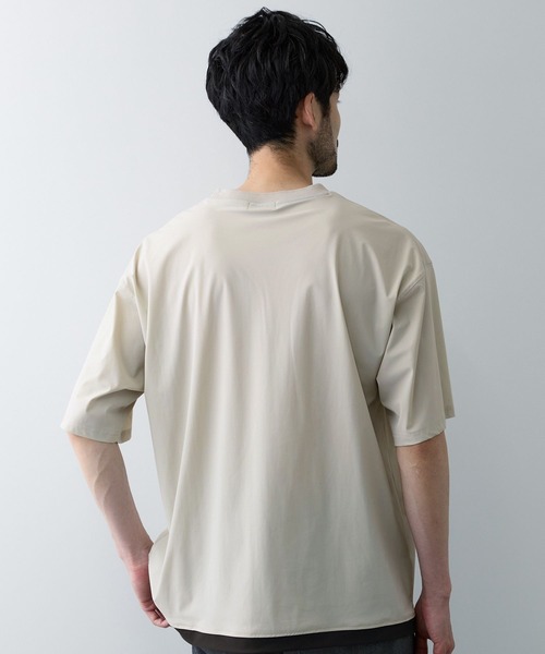 NAVY tシャツ 「SARARI/サラリ」 接触冷感 極冷フラップポケット UV