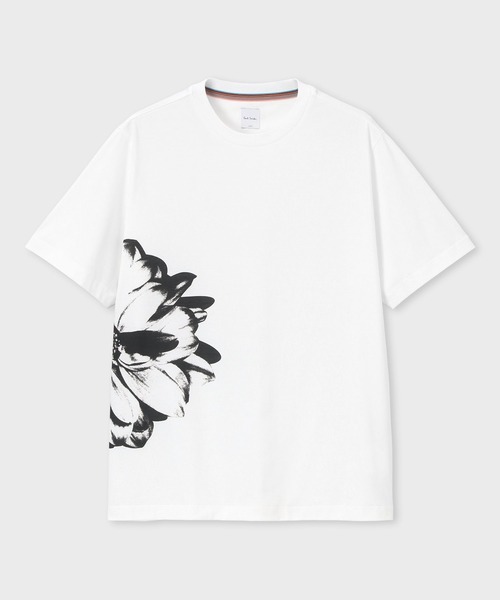 Paul Smith（ポール・スミス） tシャツ Monochrome Daisy” 半袖Tシャツ