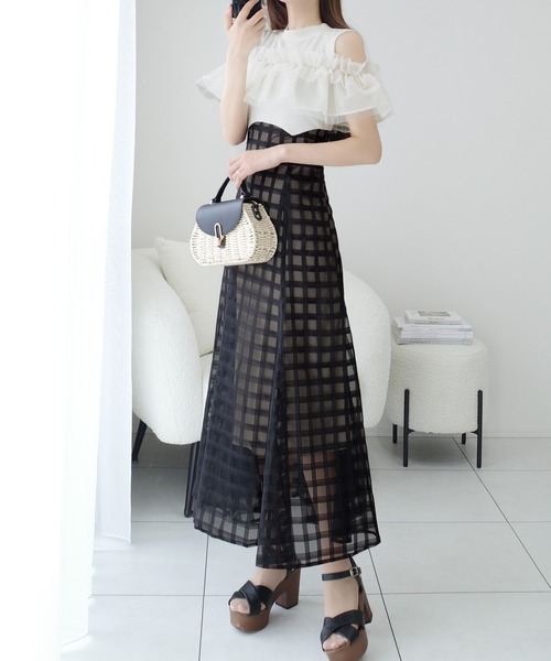 「mily bilet」 ドッキングワンピース X-LARGE アイボリー レディース_画像3