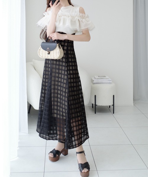 「mily bilet」 ドッキングワンピース X-LARGE アイボリー レディース_画像4