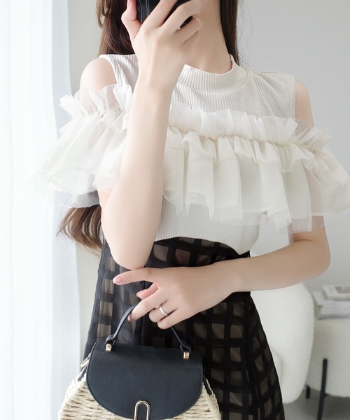 「mily bilet」 ドッキングワンピース X-LARGE アイボリー レディース_画像6