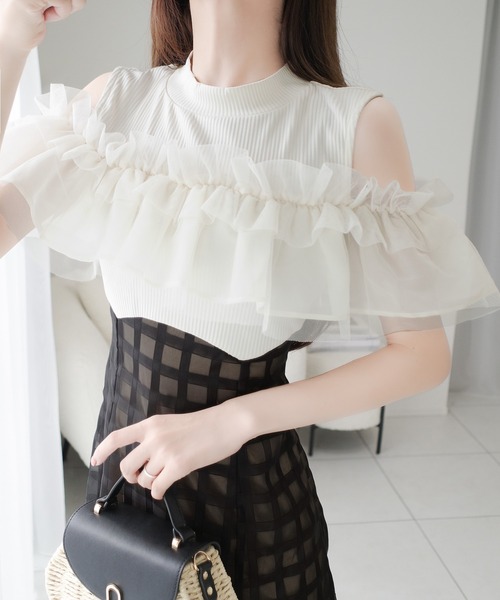 「mily bilet」 ドッキングワンピース X-LARGE アイボリー レディース_画像7