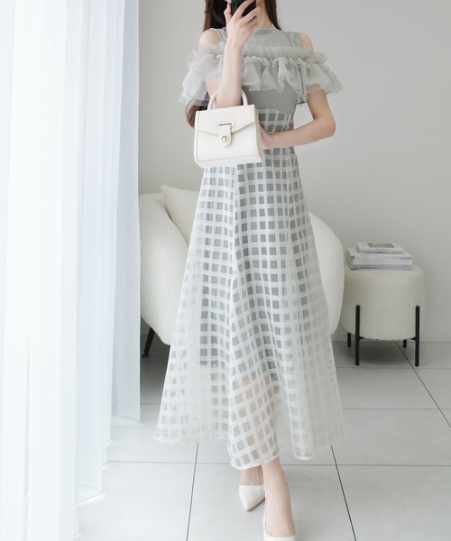 「mily bilet」 ドッキングワンピース X-LARGE アイボリー レディース_画像9