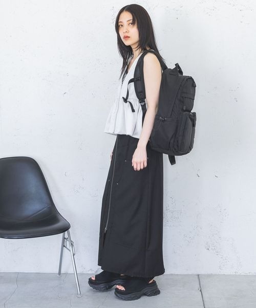 「JEANASIS」 リュック FREE ブラック レディース_画像3