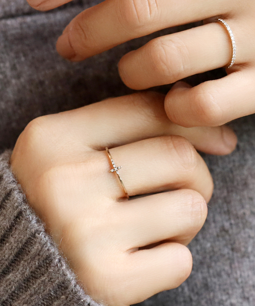 Spick＆Span（スピック アンド スパン） 指輪 リング クロスダイヤ