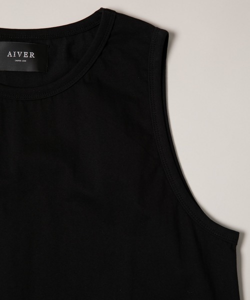 タンクトップ AIVER 20/-シルケット天竺サイドスリットロングタンクトップ|ZOZOTOWN |06