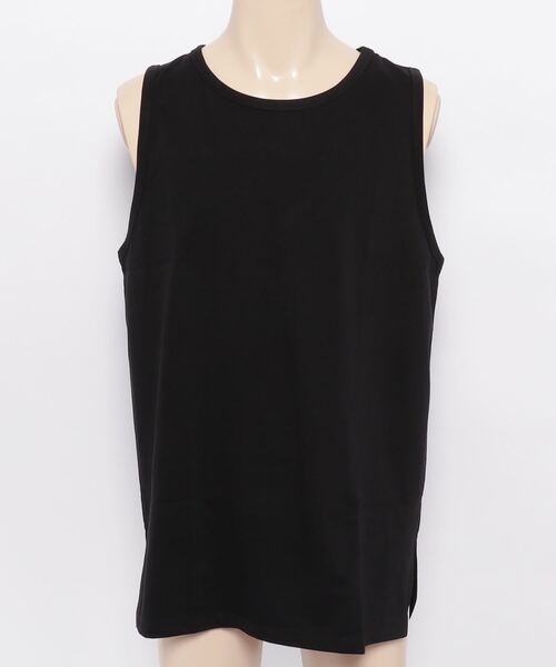 タンクトップ AIVER 20/-シルケット天竺サイドスリットロングタンクトップ|ZOZOTOWN |12