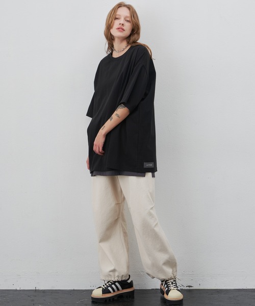 タンクトップ AIVER 20/-シルケット天竺サイドスリットロングタンクトップ|ZOZOTOWN |23