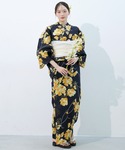 ゆかた 浴衣 1人で着られる浴衣5点セット 和...の詳細画像2